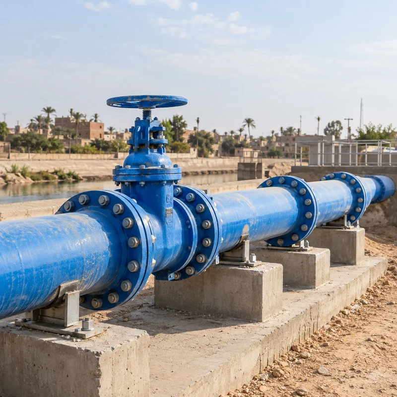 Conceptual image: Water conveyance networks