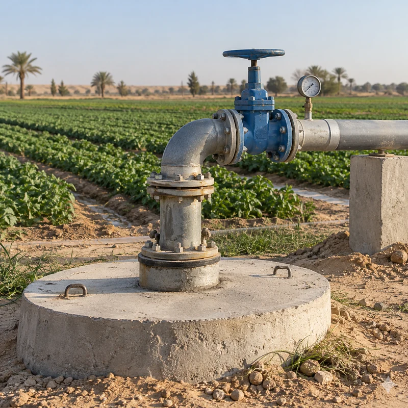Conceptual image: Wellhead equipment