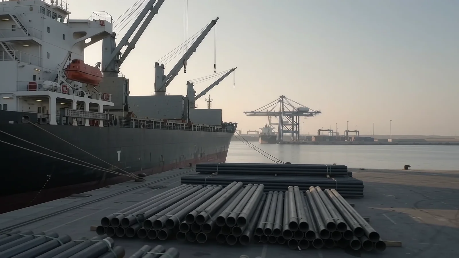 Still from the pipe supply brand film